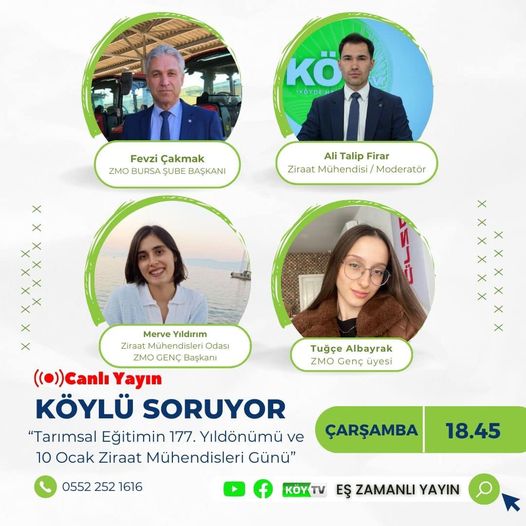 ŞUBE BAŞKANIMIZ "KÖYLÜ SORUYOR" PROGRAMININ KONUĞU OLDU