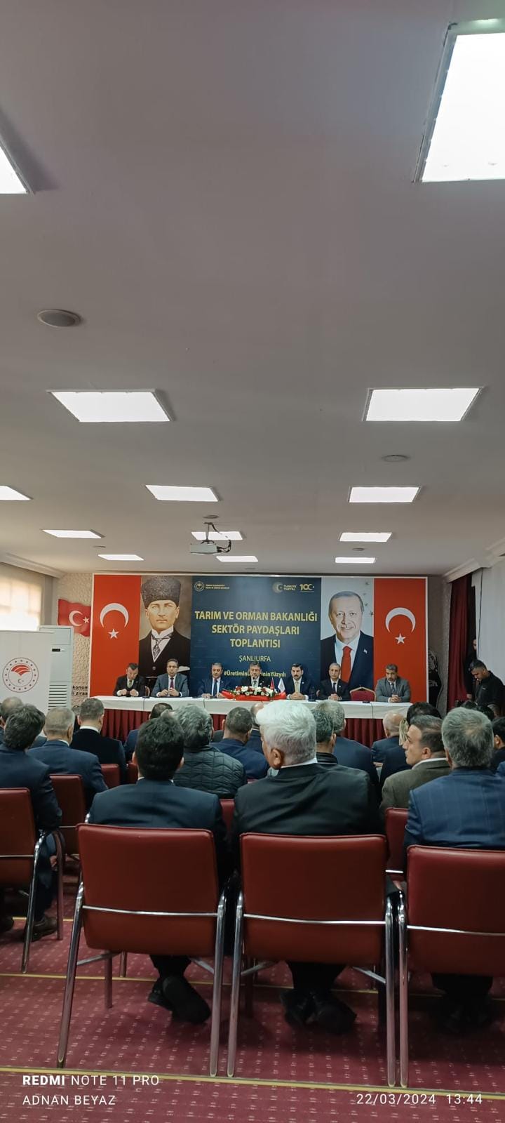 TARIM VE ORMAN BAKANLIĞI SEKTÖR PAYDAŞLARI TOPLANTISI