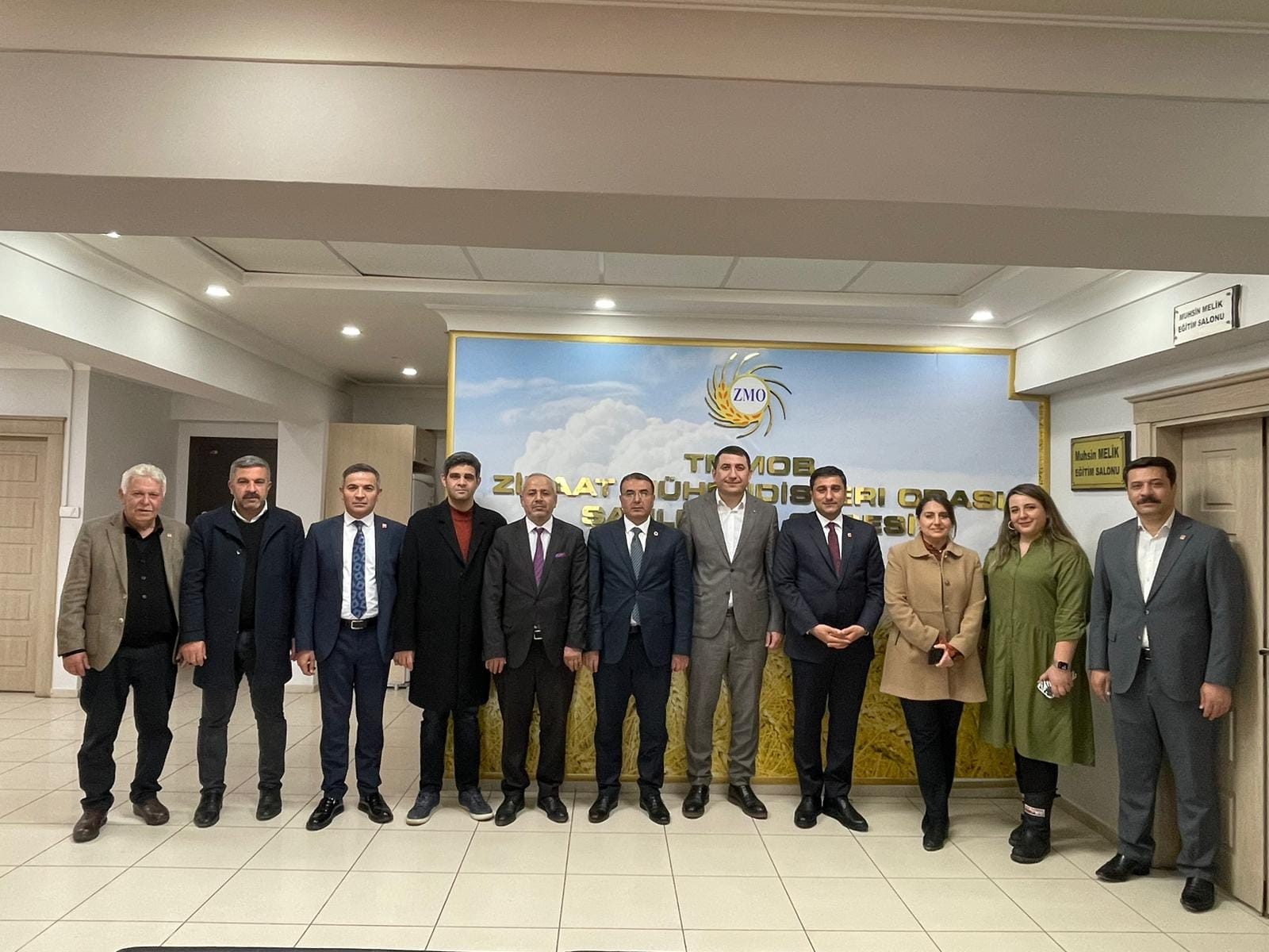 CHP'NİN ŞUBEMİZE ZİYARET