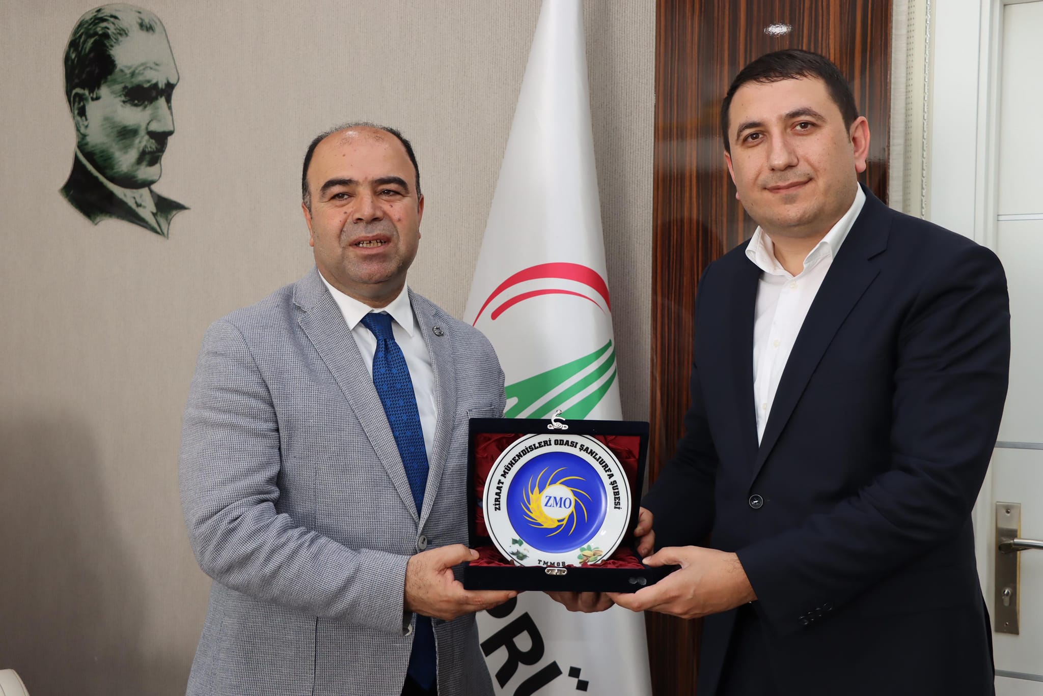 KARAKÖPRÜ BELEDİYE BAŞKANI NİHAT ÇİFTÇİ'YE HAYIRLI OLSUN  ZİYARETİ