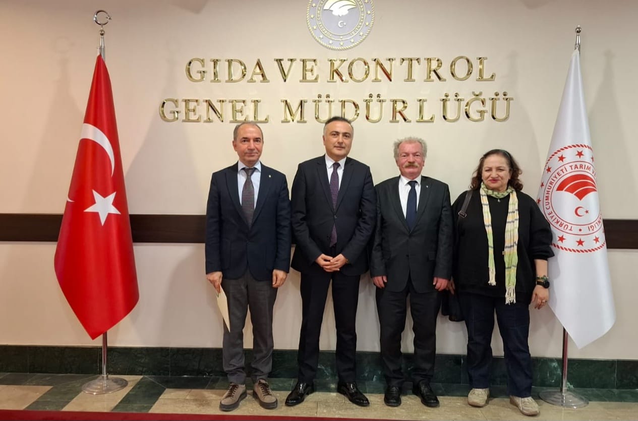 TARIM VE ORMAN BAKANLIĞI GIDA VE KONTROL GENEL MÜDÜRÜ DR. ERSİN DİLBER'E ZİYARETİMİZ