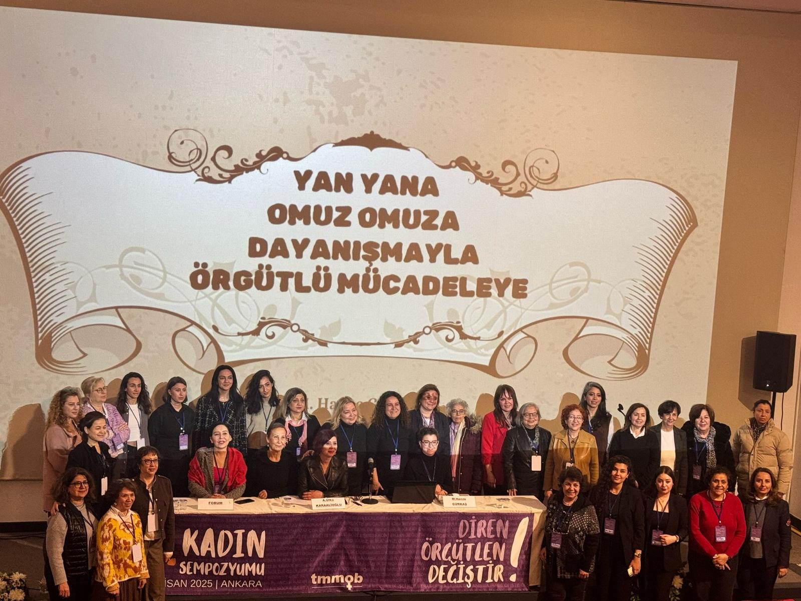 TMMOB 6. KADIN SEMPOZYUMUNA KATILDIK