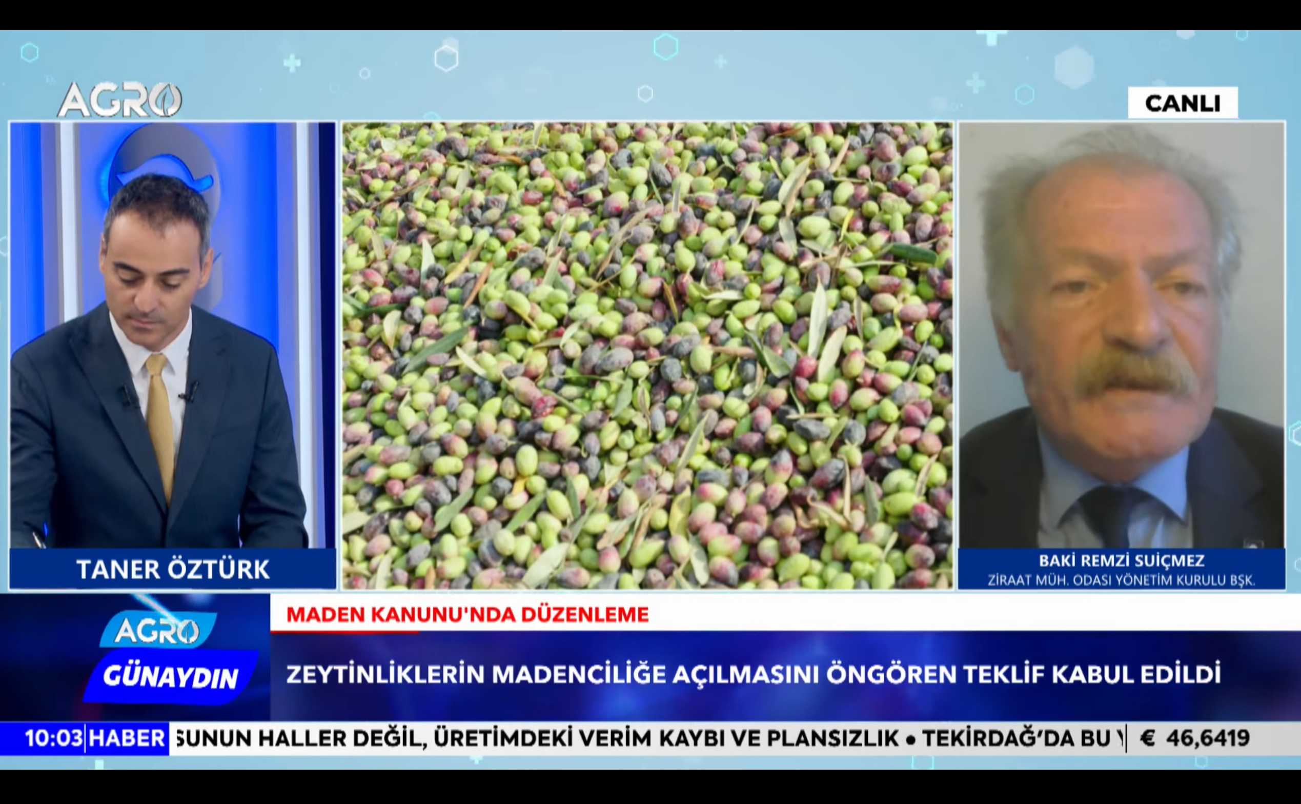 AGRO TV – “AGRO TV İLE GÜNAYDIN” PROGRAMI