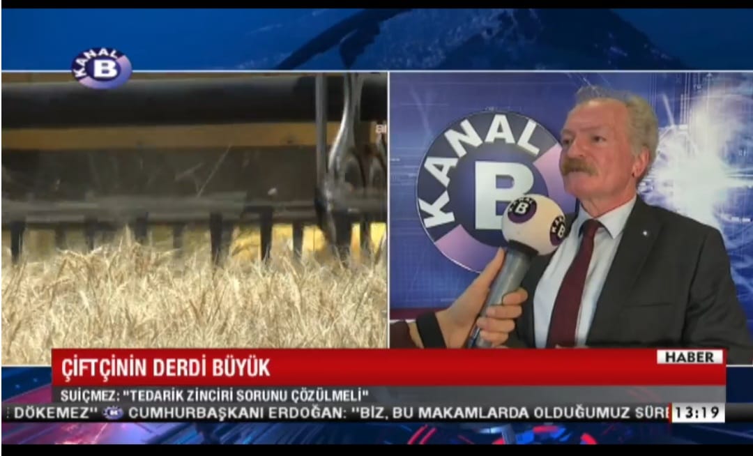 ODA BAŞKANI BAKİ REMZİ SUİÇMEZ, KANAL B’YE KONUŞTU: ZİRAİ DONUN ETKİLERİ YILLAR SÜRECEK