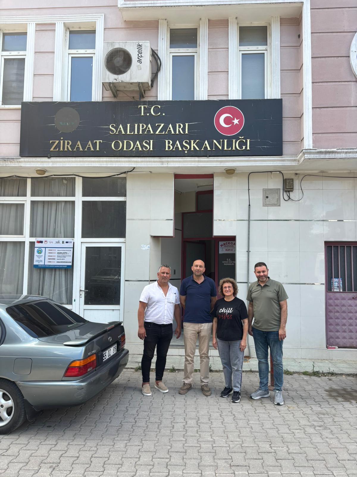 SALIPAZARI ZİRAAT ODASI BAŞKANLIĞINA ZİYARET