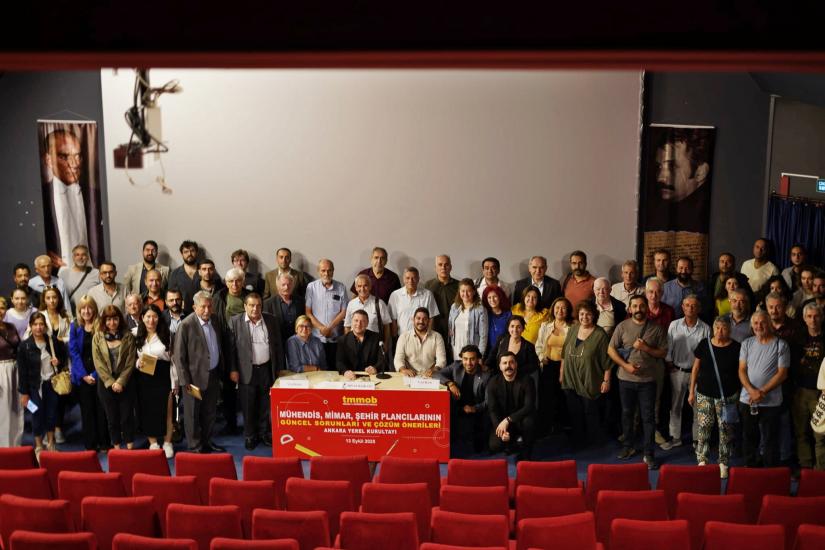 TMMOB “MÜHENDİS, MİMAR VE ŞEHİR PLANCILARININ GÜNCEL SORUNLARI VE ÇÖZÜM ÖNERİLERİ” ANKARA YEREL KURULTAYI GERÇEKLEŞTİRİLDİ