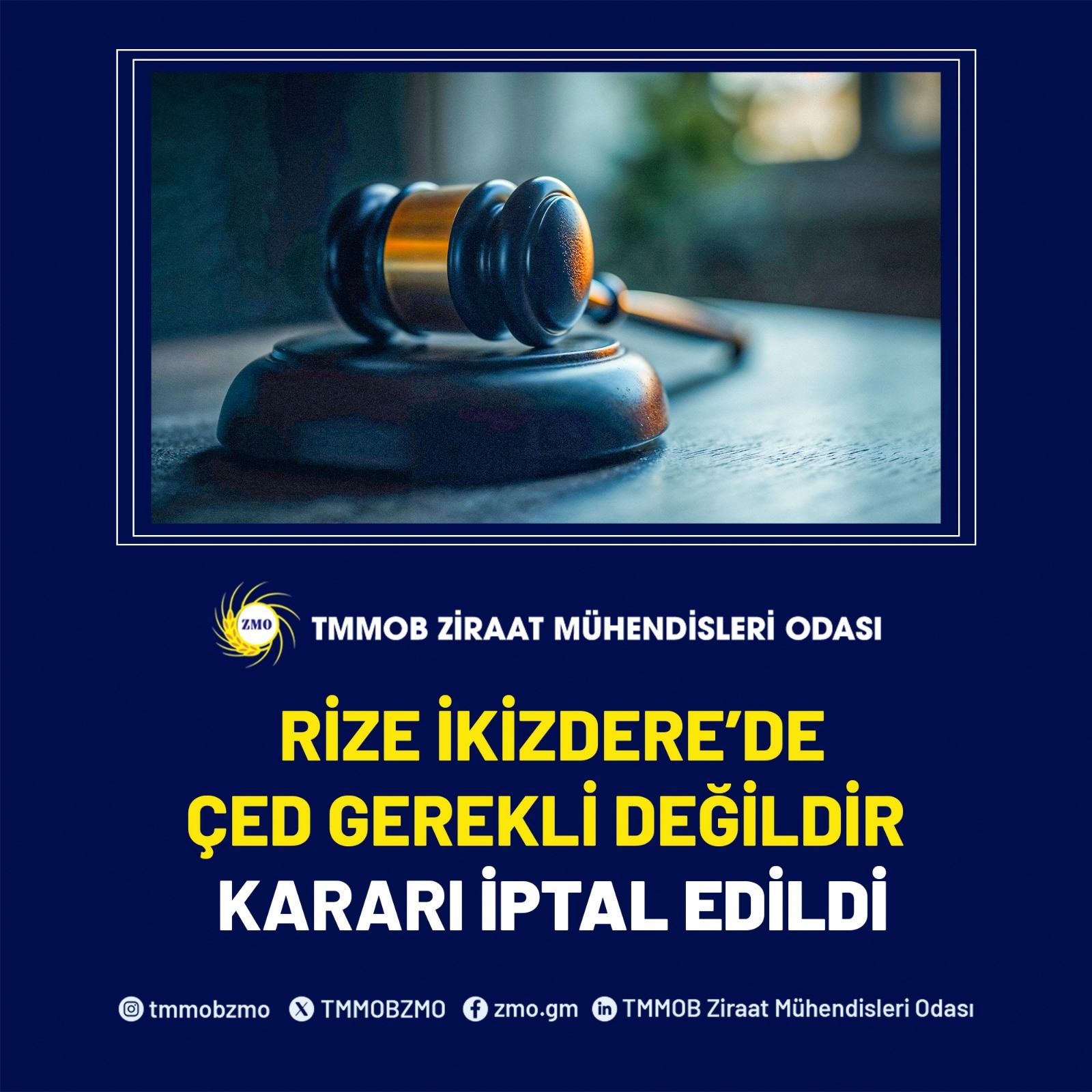 RİZE İKİZDERE’DE ÇED GEREKLİ DEĞİLDİR KARARI İPTAL EDİLDİ.