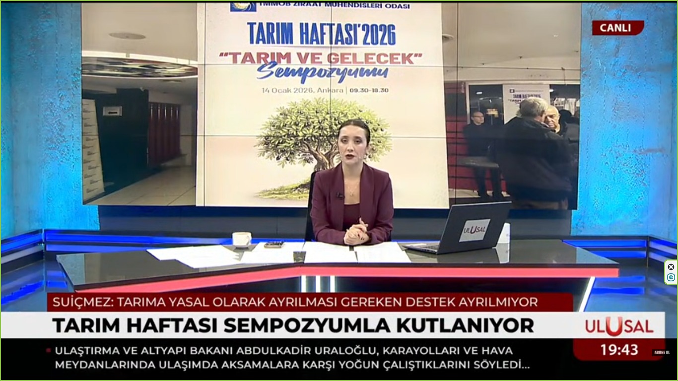 ULUSAL KANAL – “ANA HABER” PROGRAMI