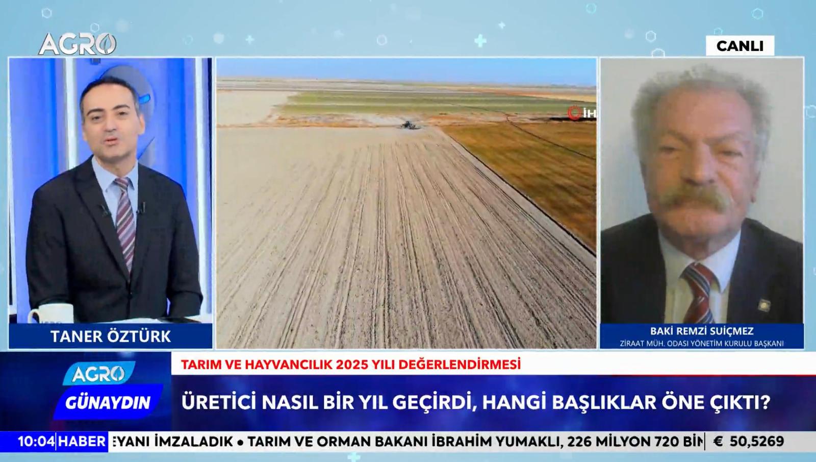 AGRO TV – “AGRO TV İLE GÜNAYDIN” PROGRAMI