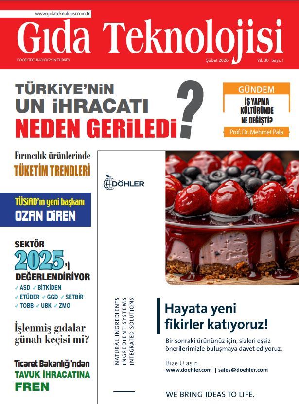 GIDA TEKNOLOJİSİ DERGİSİ : 2025 YILI TARIMDA YOK YILI OLDU. 2026 DA ÇOK ZOR BİR YIL OLACAK - 21 ŞUBAT 2026