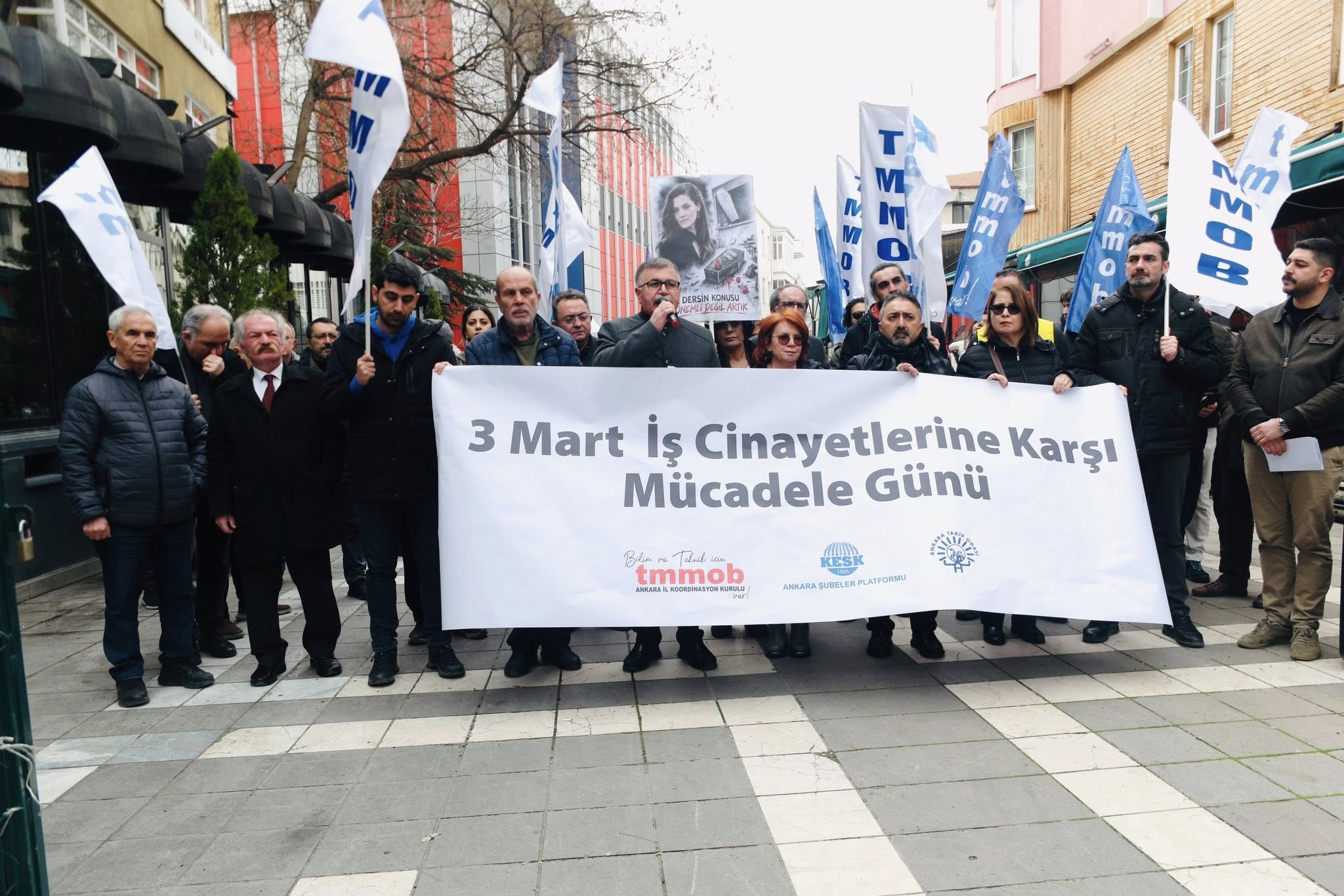 3 MART İŞ CİNAYETLERİNE KARŞI MÜCADELE GÜNÜ’NDE BASIN AÇIKLAMASI