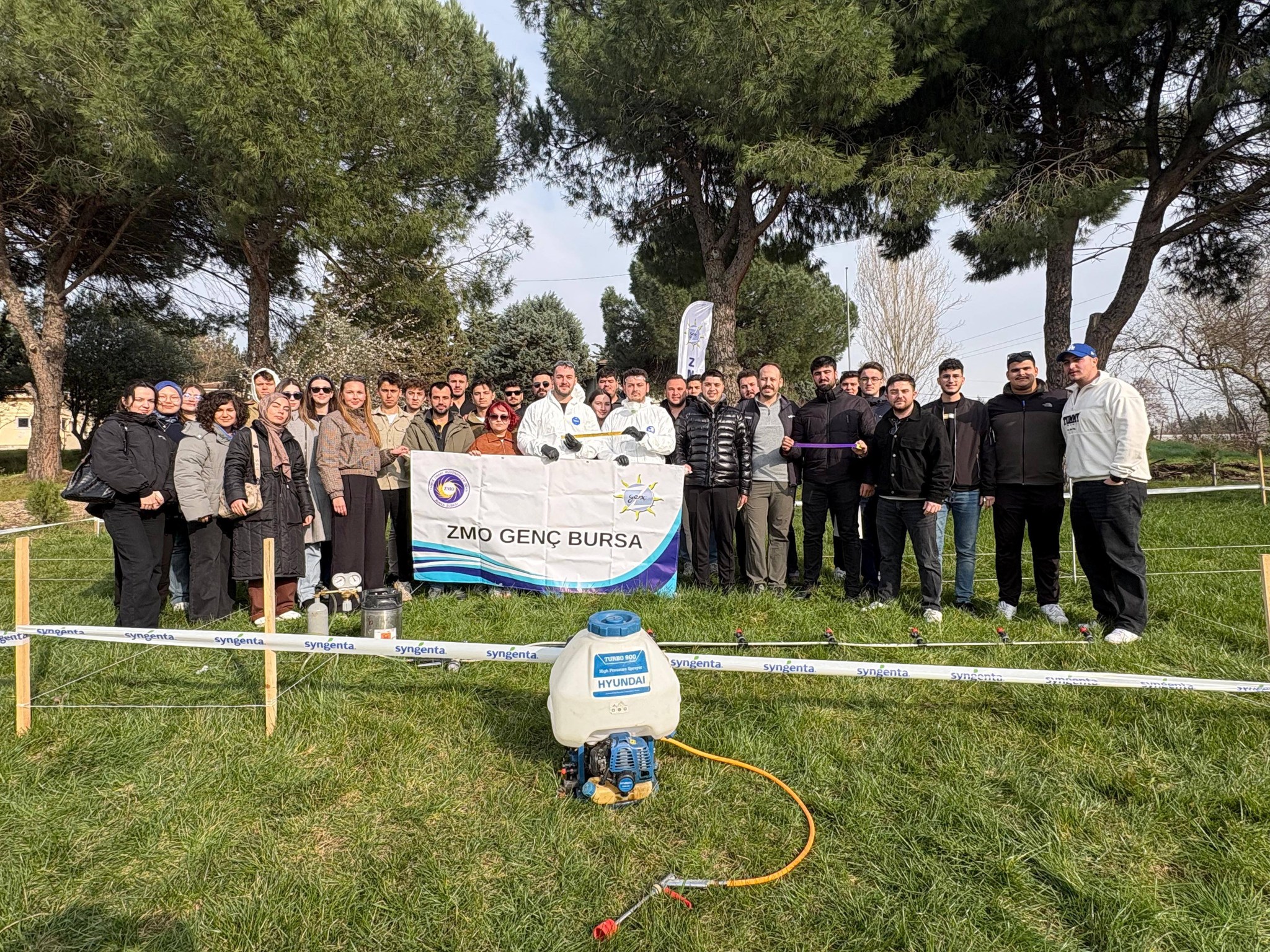 ZMO GENÇ ÜYELERİMİZ TEORİDEN PRATİĞE SYNGENTA İLE SAHADAYDILAR.