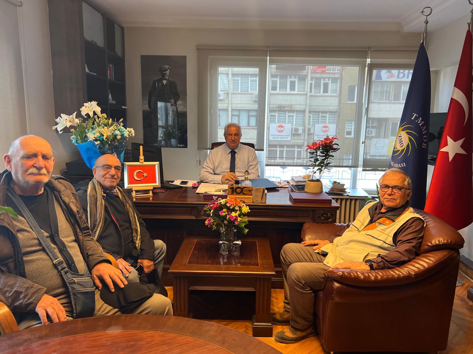 MESLEK BÜYÜKLERİMİZİN ZİYARETİ