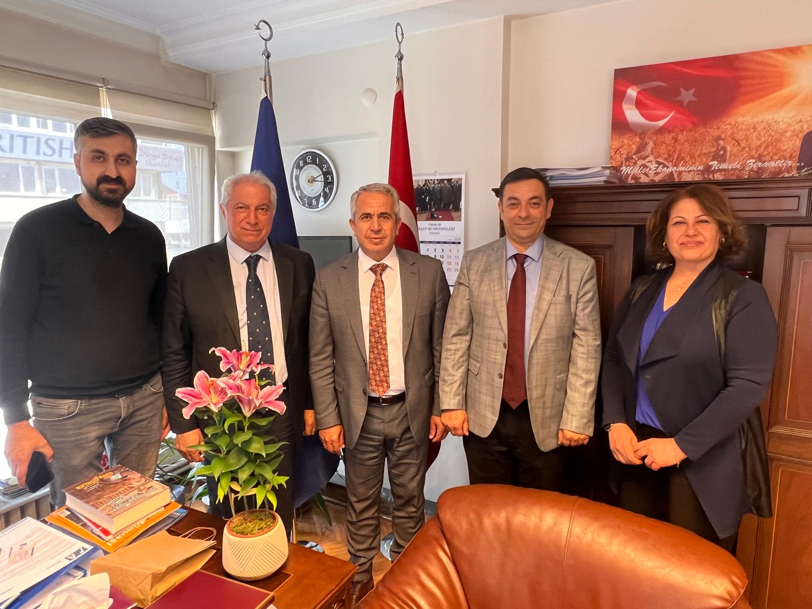 ANKARA BÜYÜKŞEHİR BELEDİYESİ KIRSAL HİZMETLER DAİRESİ BAŞKANLIĞI’NIN ODA’MIZA ZİYARETİ