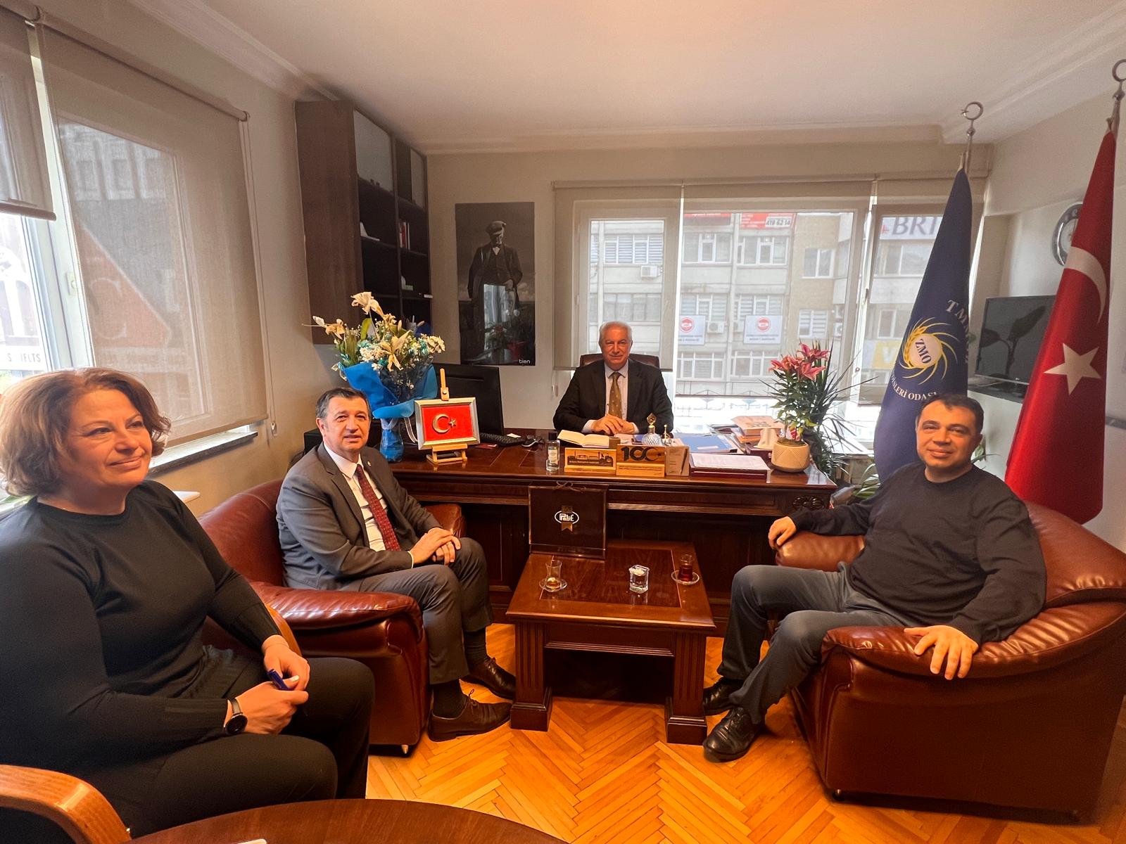 PROF. DR. OKAN GAYTANCIOĞLU VE GAZİ KUTLU’DAN ODAMIZA ZİYARET