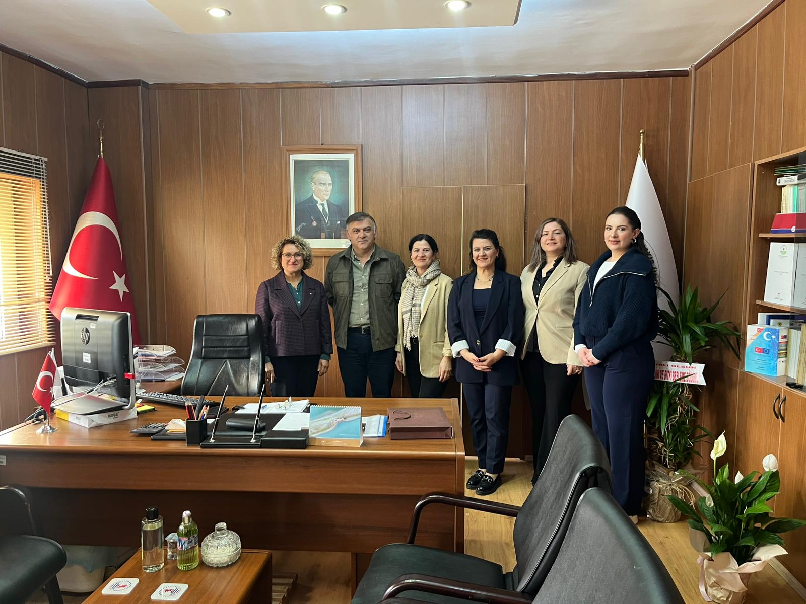 TMMOB ZİRAAT MÜHENDİSLERİ ODASI SAMSUN ŞUBESİNDEN ONDOKUZ MAYIS ÜNİVERSİTESİ ZİRAAT FAKÜLTESİ DEKANLIĞINA ZİYARET