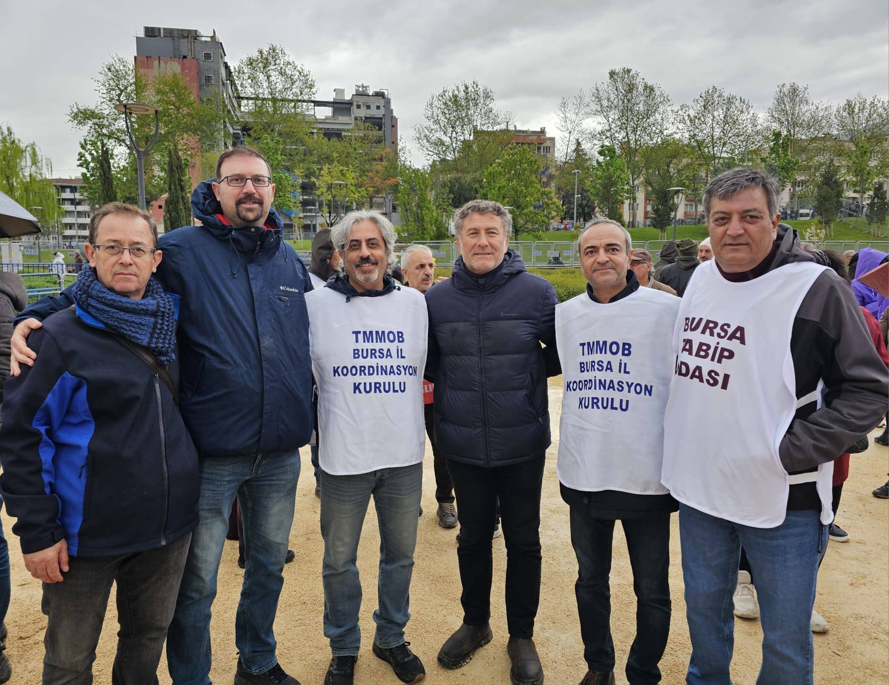 1 MAYIS MÜCADELE VE DAYANIŞMA GÜNÜNÜNDE ALANLARDAYDIK