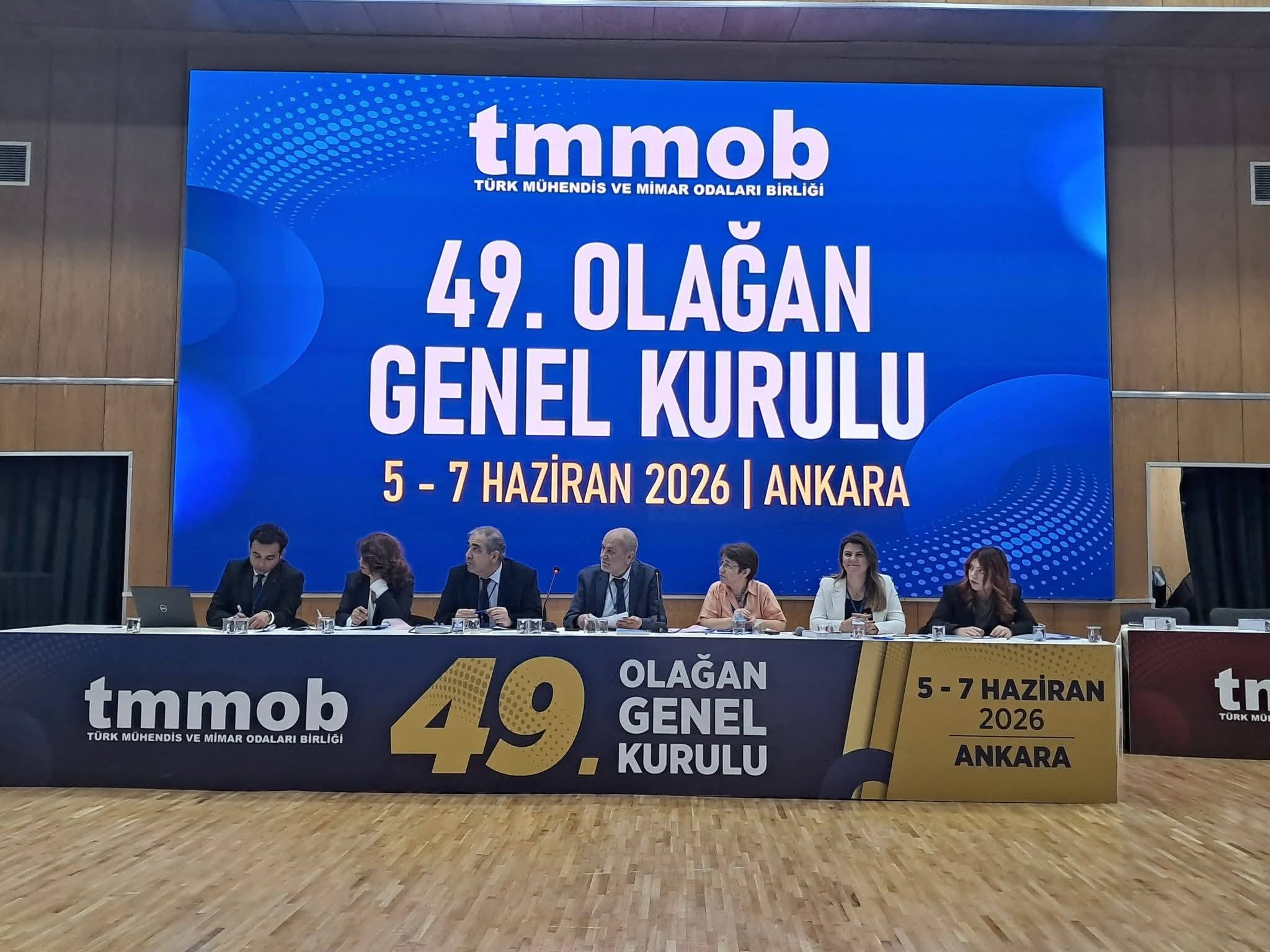 TMMOB 49. OLAĞAN GENEL KURULUNA KATILDIK
