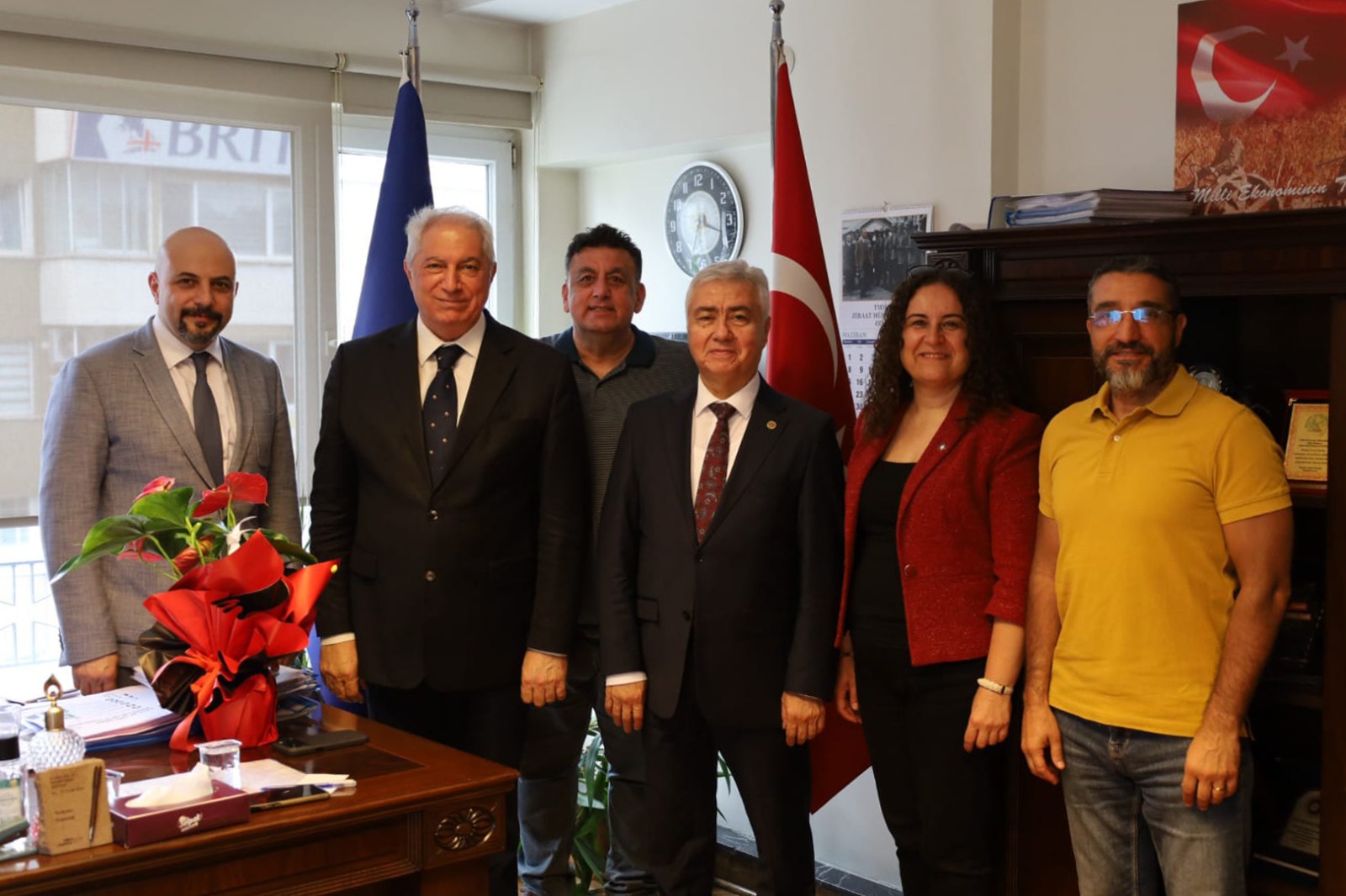 ANKARA ÜNİVERSİTESİ ZİRAAT FAKÜLTESİ DEKANI PROF. DR. HASAN HÜSEYİN ATAR’IN ODAMIZA ZİYARETİ
