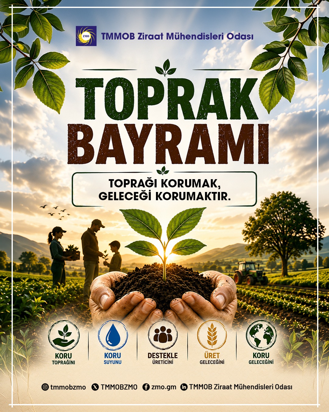 TOPRAĞI KORUMAK GELECEĞİ KORUMAKTIR.