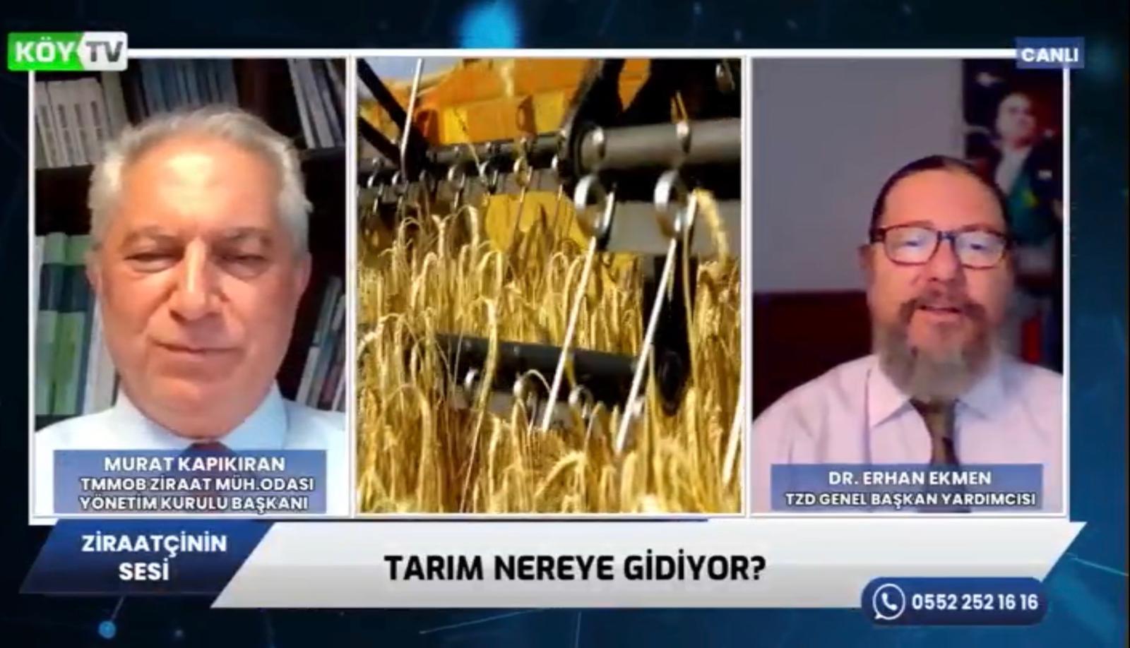 KÖY TV- “ZİRAATÇININ SESİ” PROGRAMI