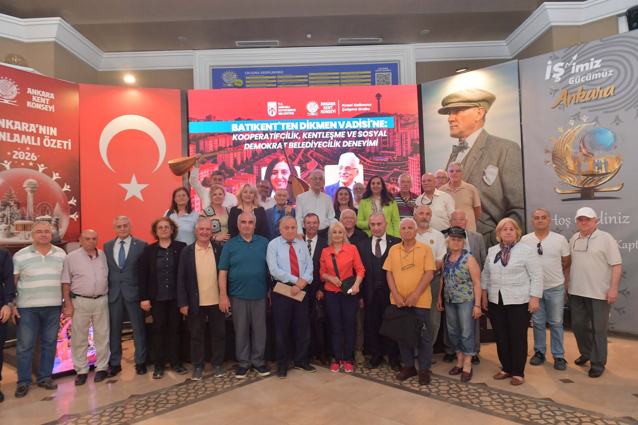 ANKARA KENT KONSEYİ’NDE “BATIKENT’TEN DİKMEN VADİSİ’NE: KOOPERATİFÇİLİK, KENTLEŞME VE SOSYAL DEMOKRAT BELEDİYECİLİK DENEYİMİ” SÖYLEŞİSİNE KATILDIK