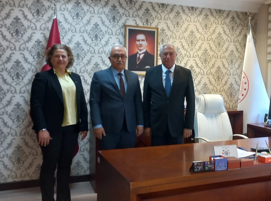 ÇAYIR, MERA VE YEM BİTKİLERİ DAİRE BAŞKANI DAVUT ÖZGÜR’E ZİYARET