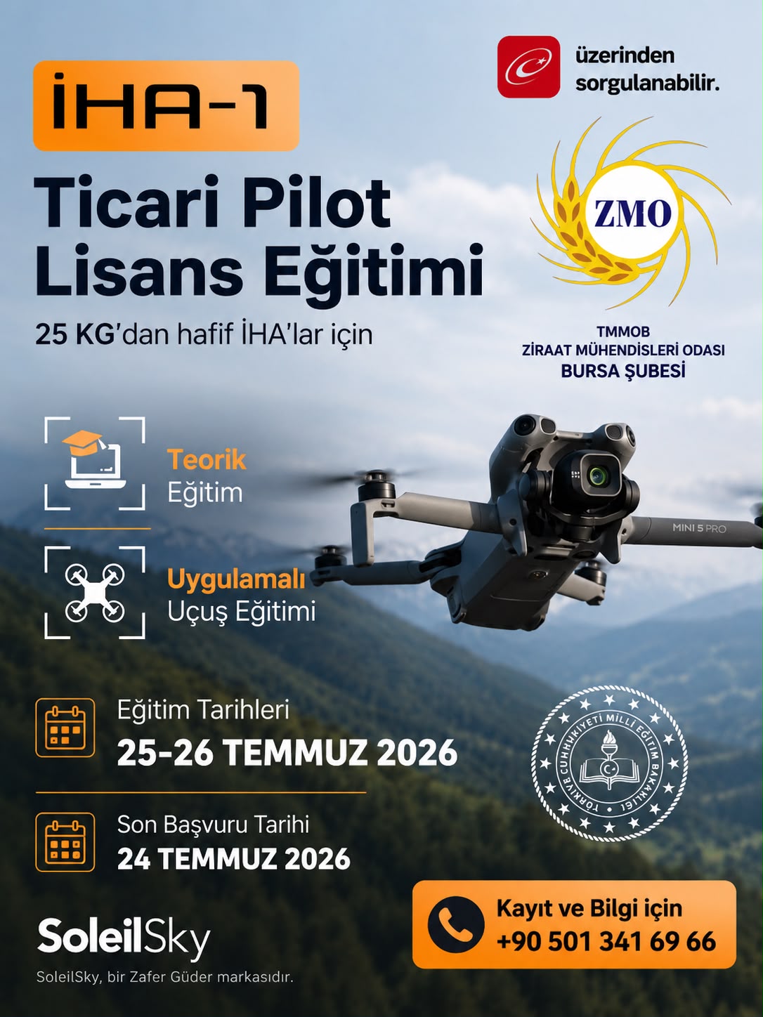 İHA-1 TİCARİ PİLOT LİSANS EĞİTİMİ 