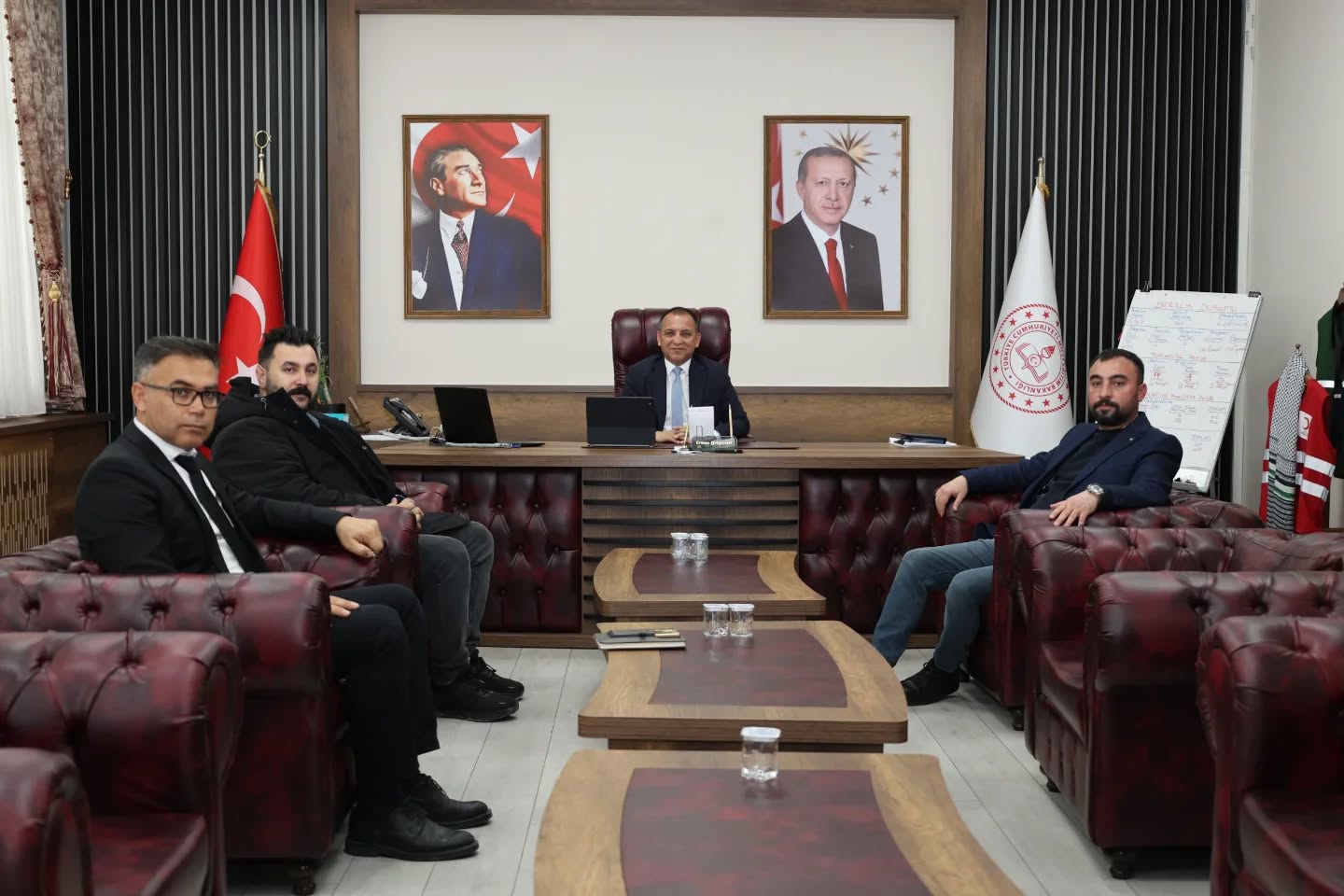 KAHRAMANMARAŞ İL MİLLİ EĞİTİM MÜDÜRÜ SAYIN ERHAN BAYDUR’U ZİYARET ETTİK.