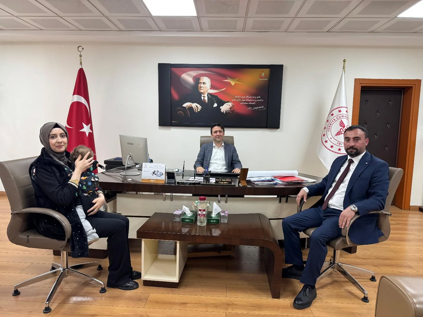 İL SAĞLIK MÜDÜRLÜĞÜNÜ ZİYARET ETTİK.