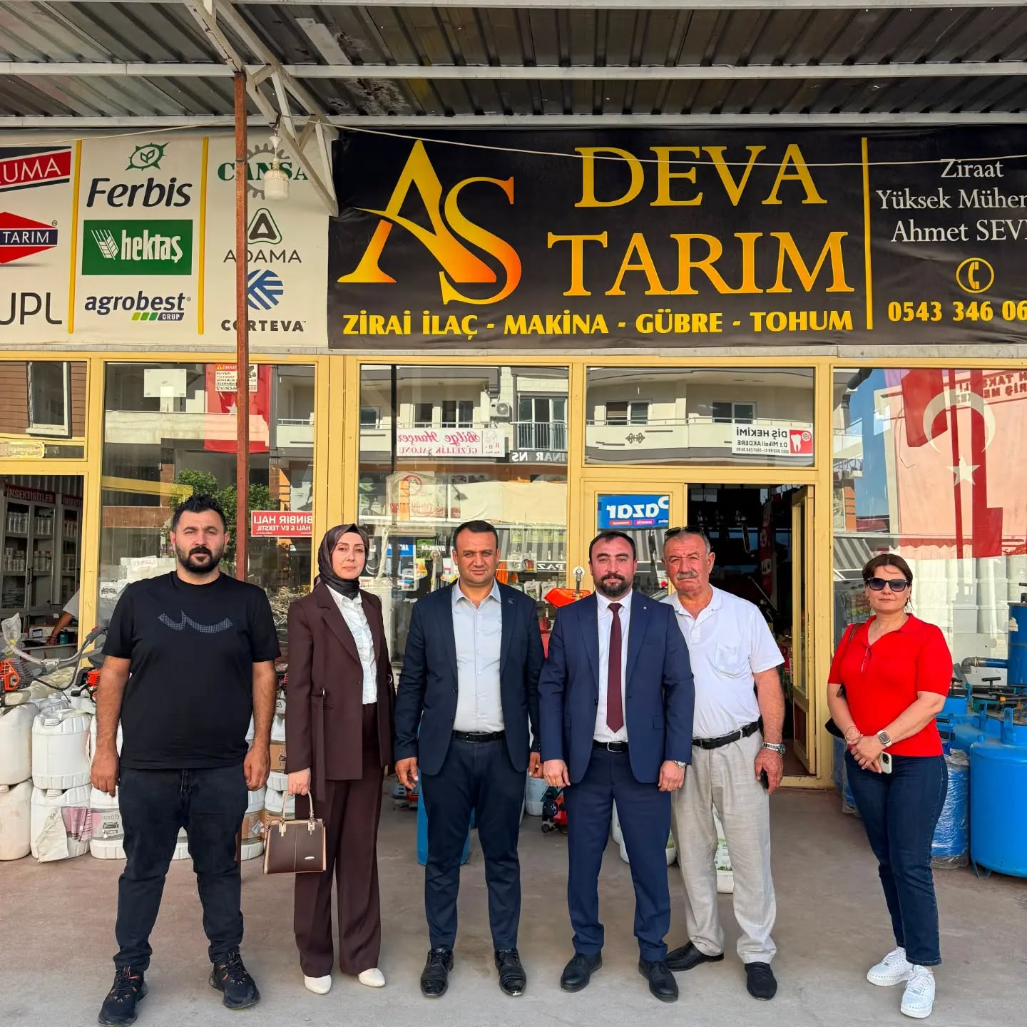 MESLEKTAŞIMIZ SAYIN AHMET SEVER BEY'İ İŞYERİNDE ZİYARET ETTİK.