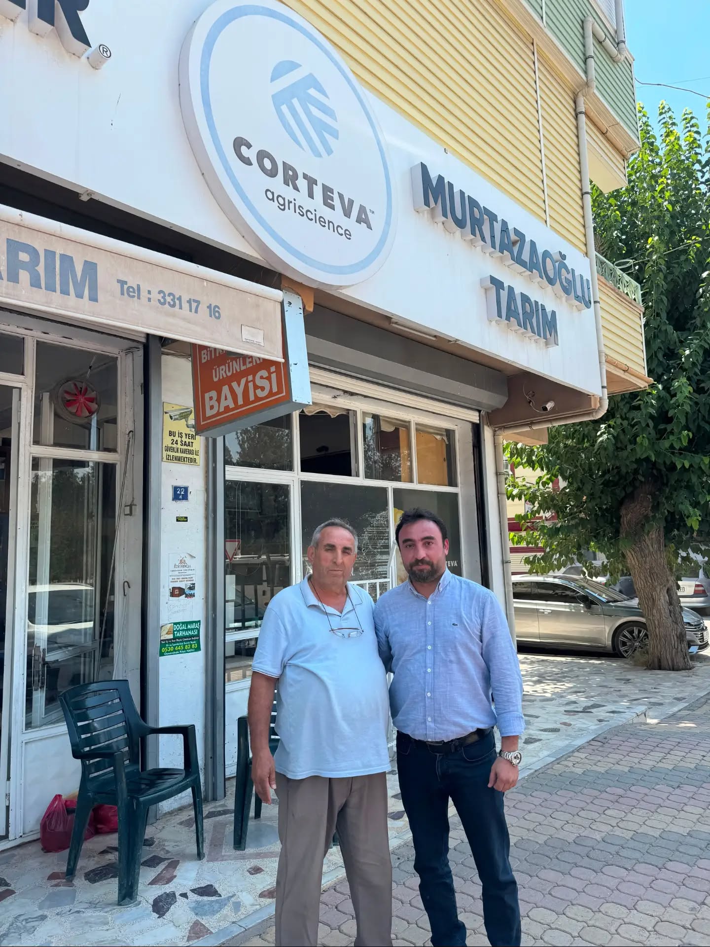 ZİRAAT MÜHENDİSLERİ ODASI BAŞKANIMIZ İSA NEDİRLİ, KIYMETLİ ÜYEMİZ TAHİR MURTAZAOĞLU’NU İŞ YERİNDE ZİYARET ETTİ. 