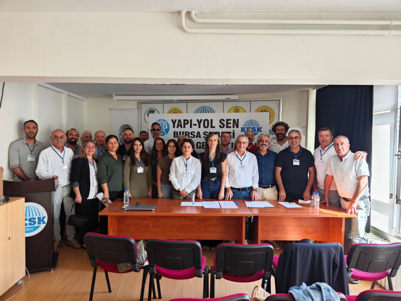 YAPI-YOL SEN BURSA ŞUBESİ’NİN 9. OLAĞAN GENEL KURULU’NA KATILDIK.