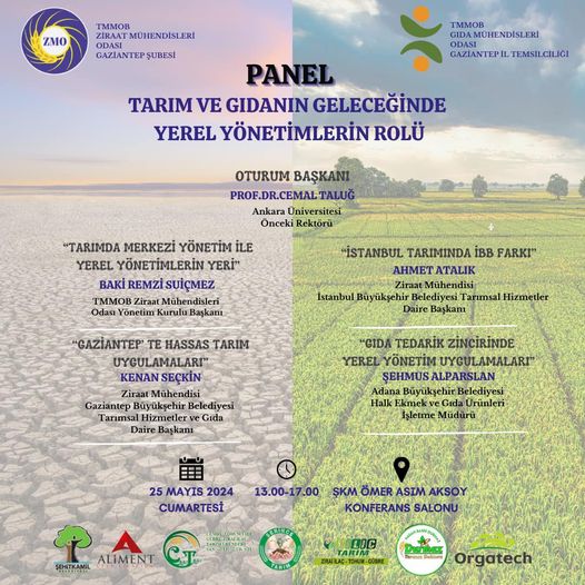 PANEL:  TARIM VE GIDANIN GELECEĞİNDE YEREL YÖNETİMLERİN ROLÜ