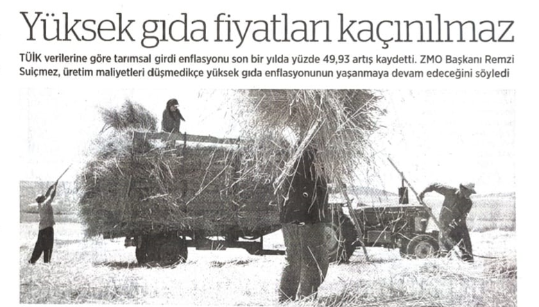 BİRGÜN GAZETESİ: YÜKSEK GIDA FİYATLARI KAÇINILMAZ - 22 MAYIS 2024