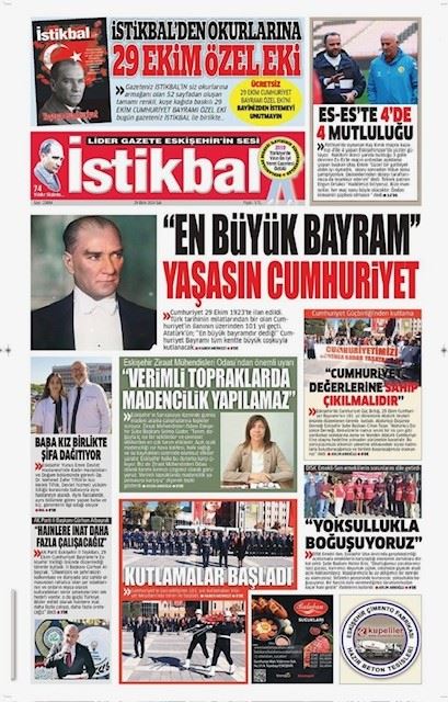 İSTİKBAL GAZETESİ: VERİMLİ TOPRAKLARDA MEDENCİLİK YAPILAMAZ- 29 EKİM 2024 