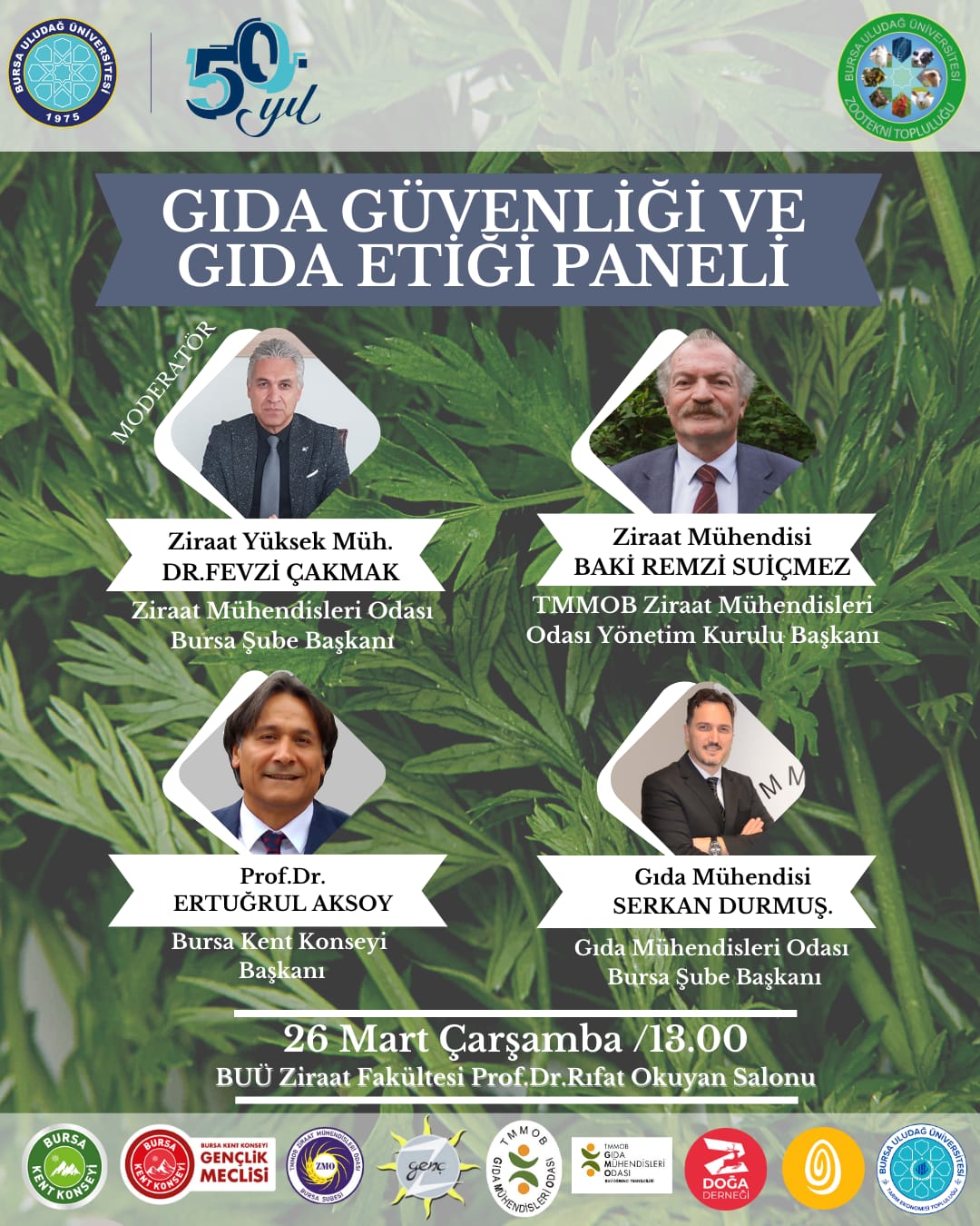 GIDA GÜVENLİĞİ VE GIDA ETİĞİ PANELİ – BURSA (26 MART 2025)