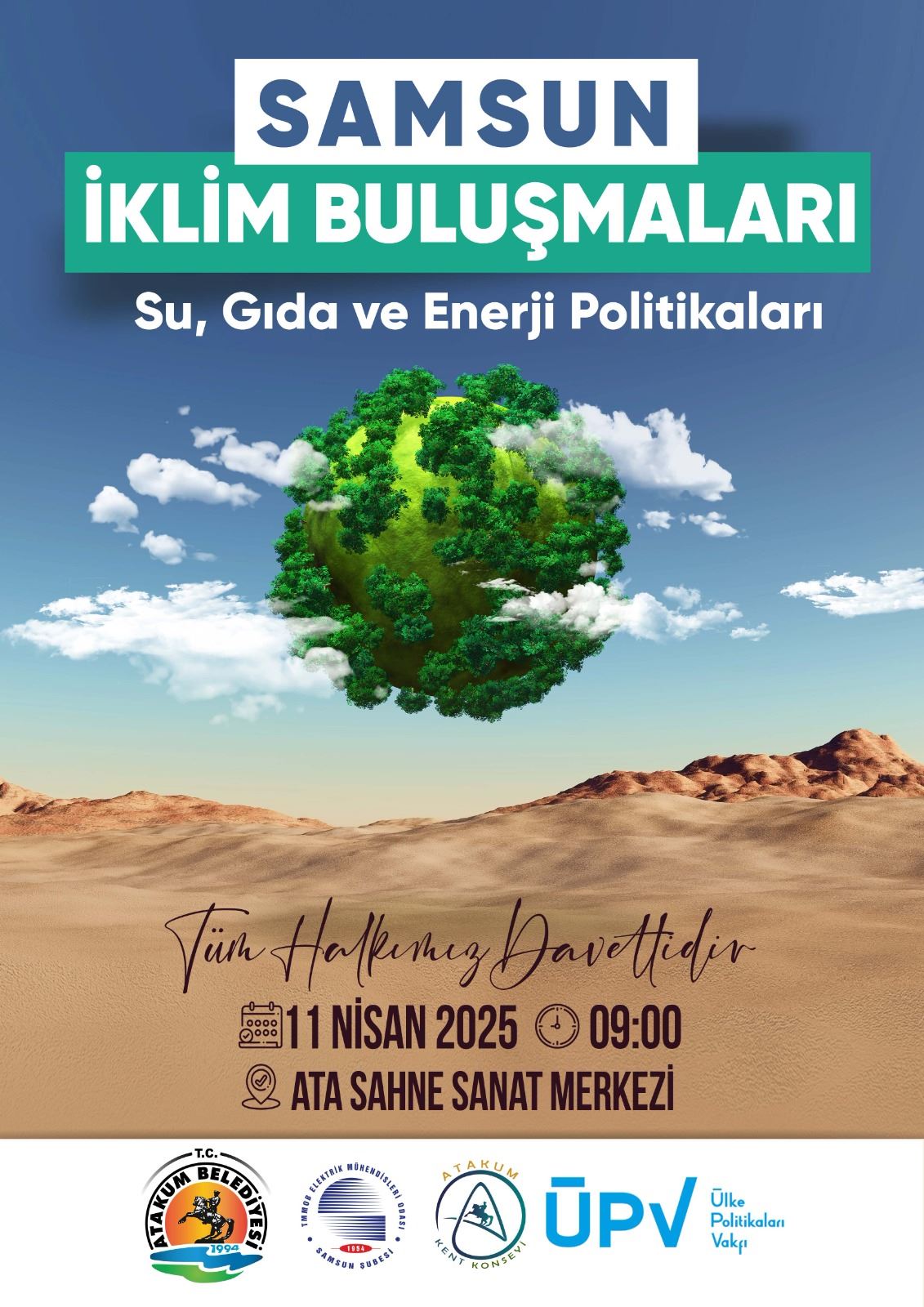 SAMSUN İKLİM BULUŞMALARI (SU, GIDA VE ENERJİ POLİTİKALARI)- 11 NİSAN 2025