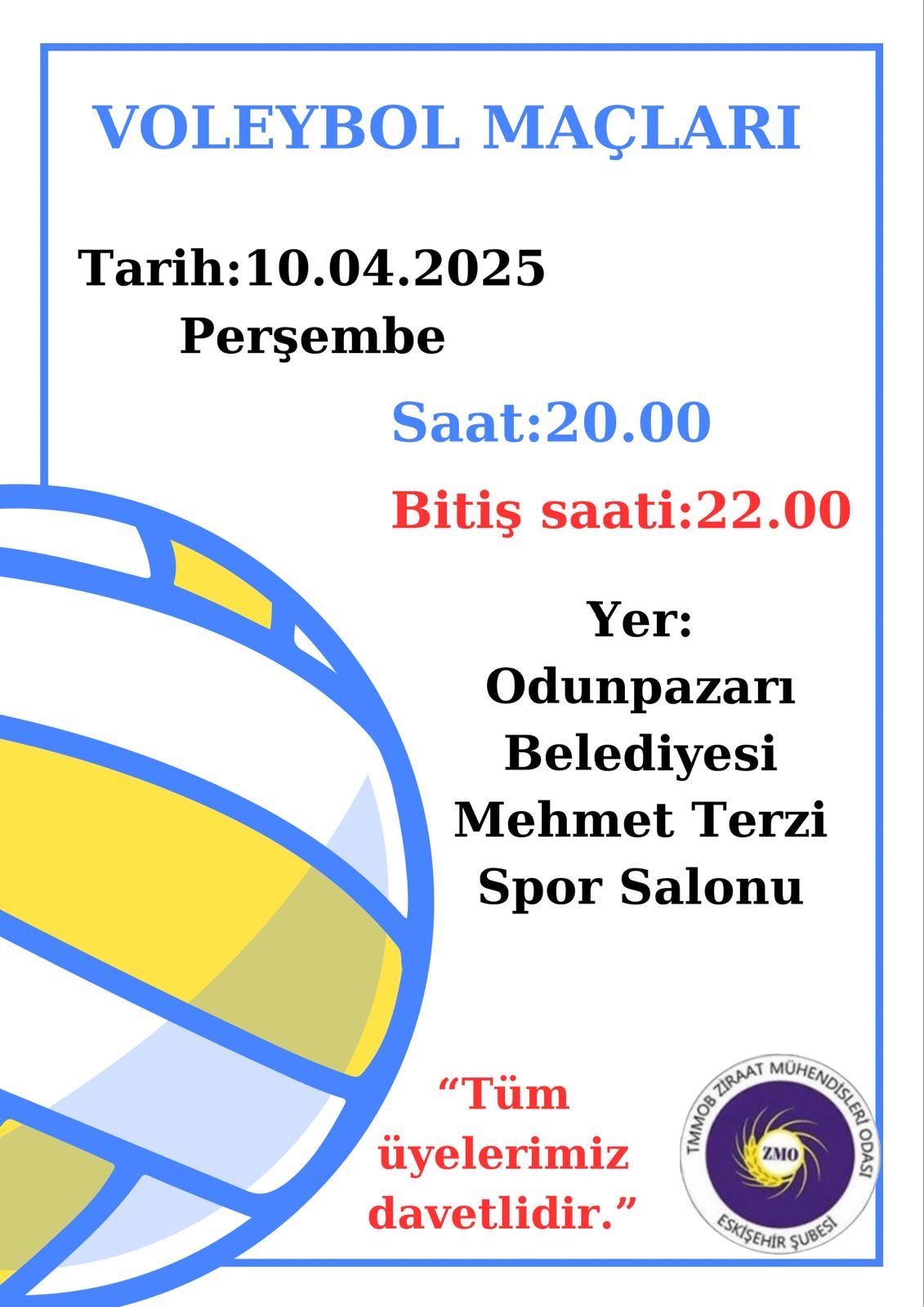 VOLEYBOL TURNUVASI-10.04.2025