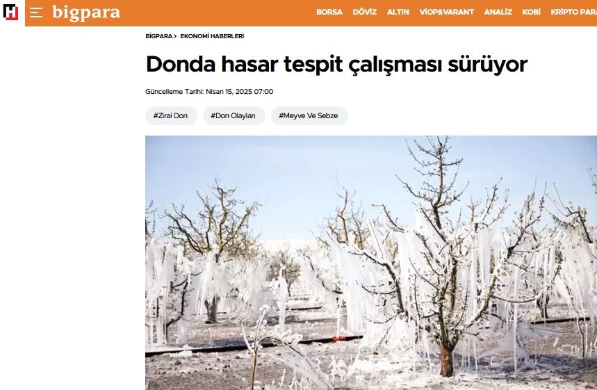 BİGPARA.HURRİYET.COM: DONDA HASAR TESPİT ÇALIŞMASI SÜRÜYOR- 15 NİSAN 2025