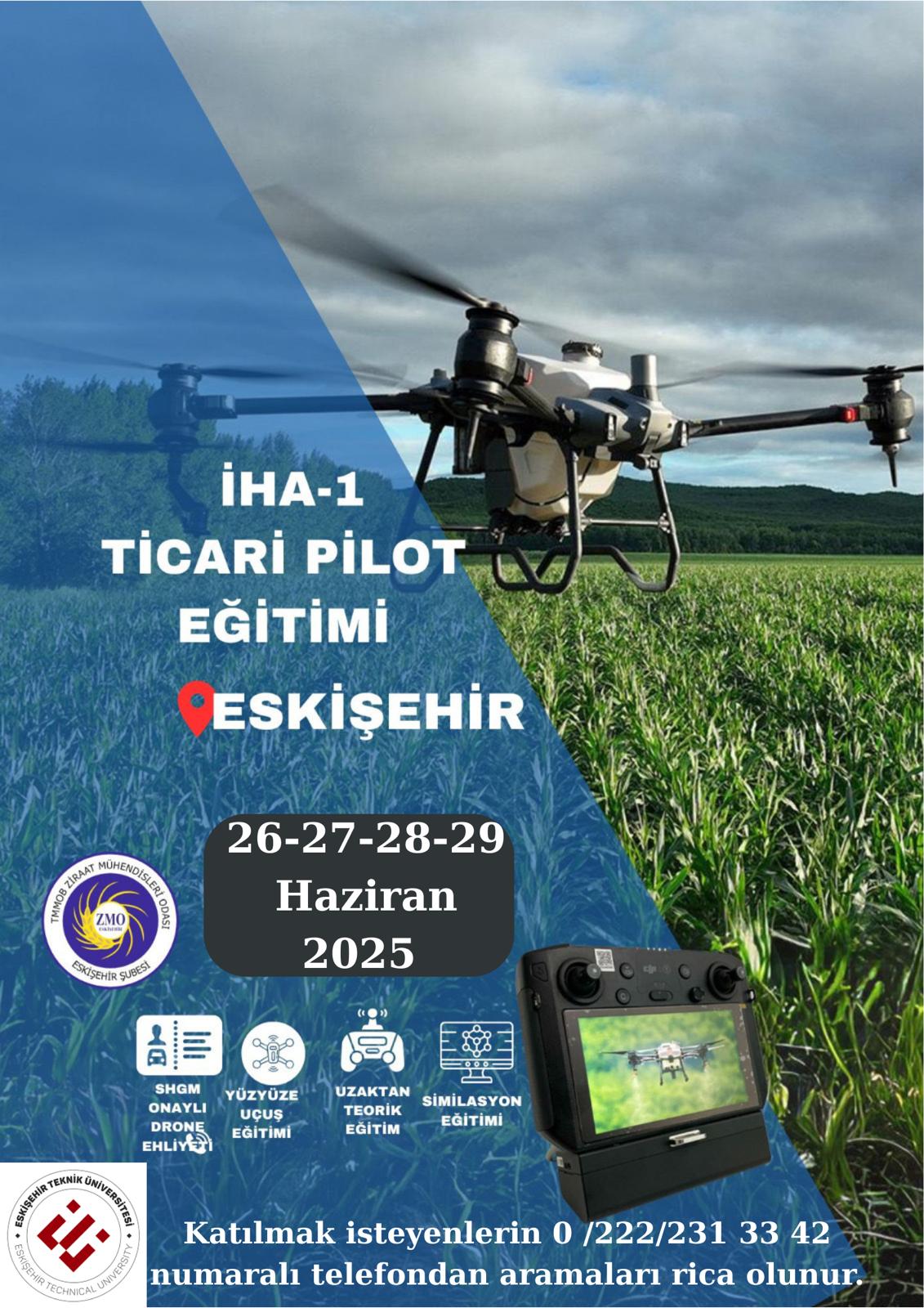 İHA-1 TİCARİ PİLOT EĞİTİMİ-26-27-28-29 HAZİRAN 2025