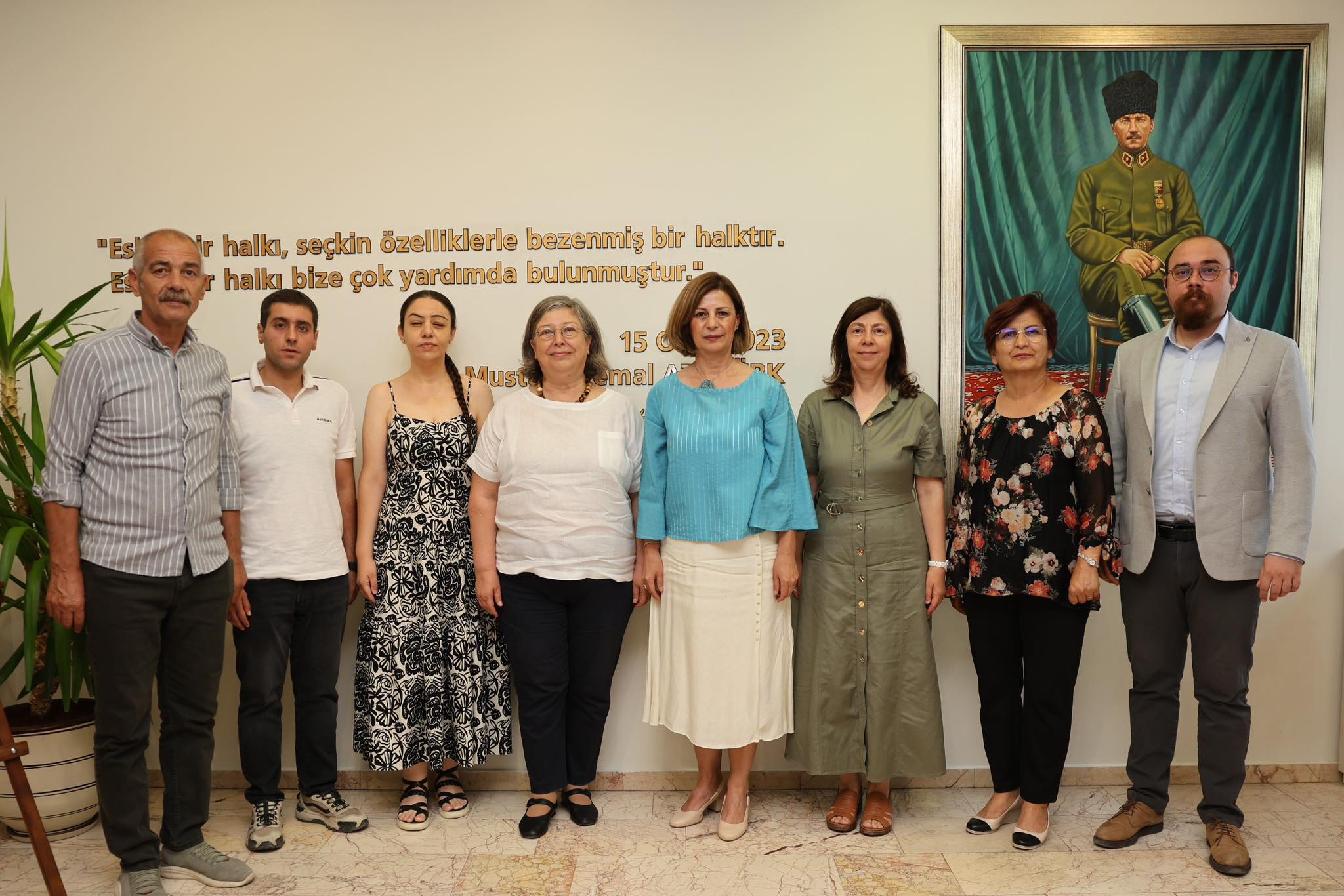 DOĞA VE YAŞAM PLATFORMU AYŞE ÜNLÜCE ZİYARETİ
