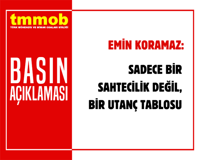 SADECE BİR SAHTECİLİK DEĞİL, BİR UTANÇ TABLOSU