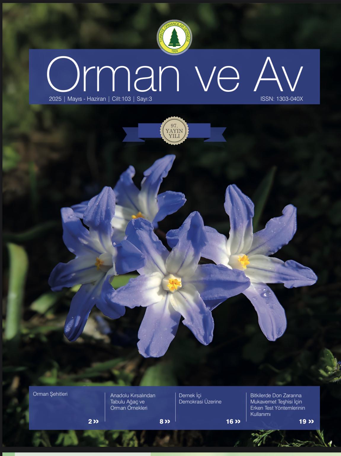 ORMAN VE AV DERGİSİ: DOĞAYA BİR KIVILCIM YETER! -MAYIS/HAZİRAN 2025