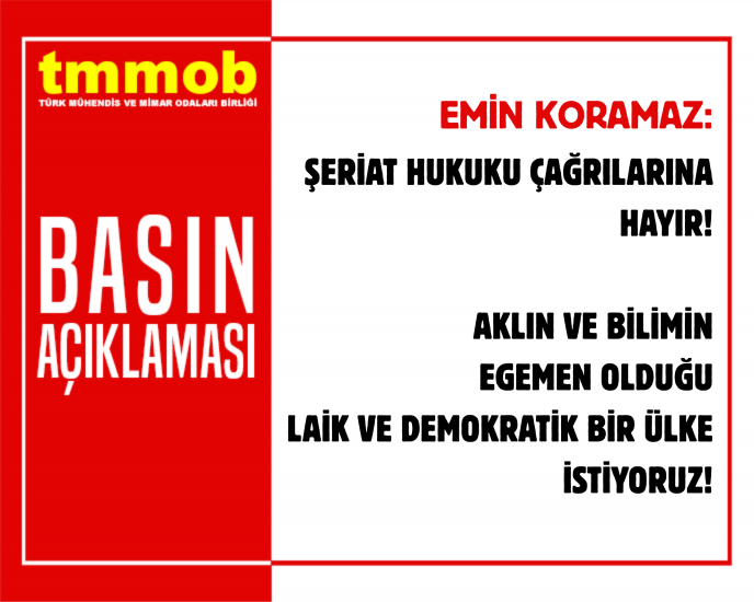 ŞERİAT HUKUKU ÇAĞRILARINA HAYIR! AKLIN VE BİLİMİN EGEMEN OLDUĞU LAİK VE DEMOKRATİK BİR ÜLKE İSTİYORUZ!