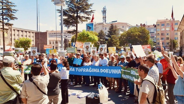 ALTIN-GÜMÜŞ MADENÎ PROJESİ İTİRAZ DİLEKÇELERİ TESLİMİ