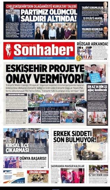 SON HABER:  ESKİŞEHİR PROJEYE ONAY VERMİYOR- 6 EYLÜL 2025