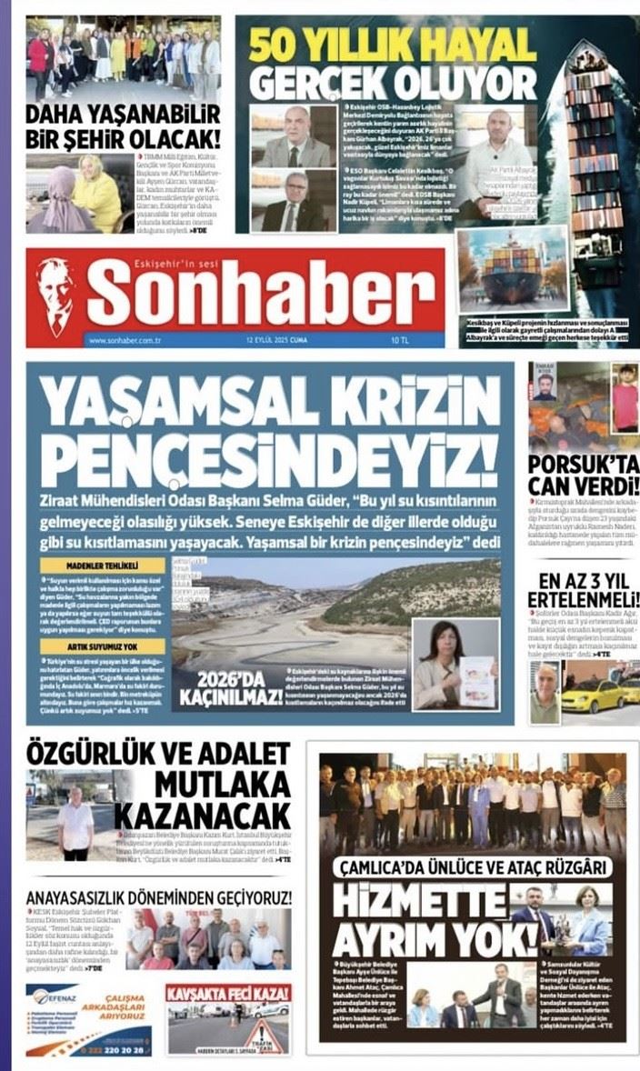 SON HABER- YAŞAMSAL KRİZİN PENÇESİNDEYİZ-12 EYLÜL 2025