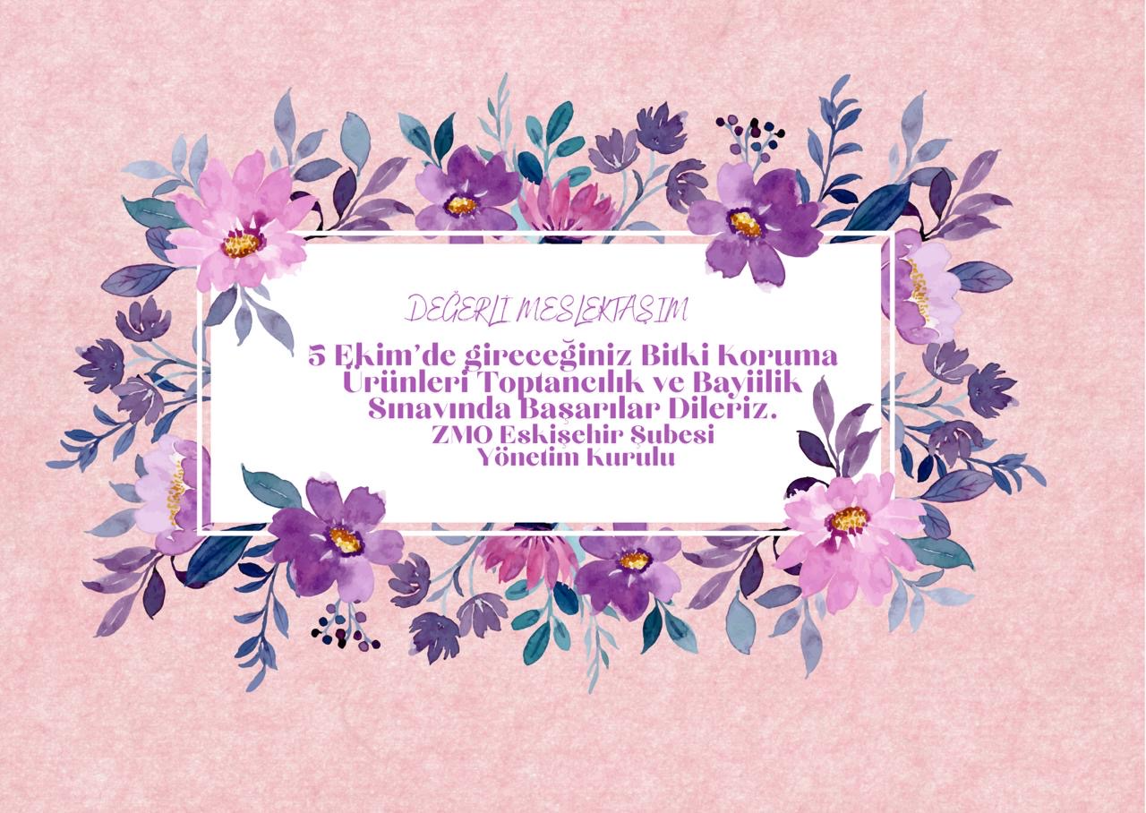 BKÜ SINAVINDA MESLEKTAŞLARIMIZA BAŞARILAR DİLERİZ 