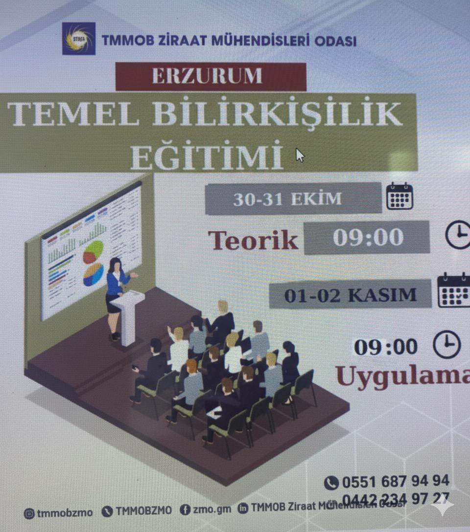 BİLİRKİŞİLİK TEMEL EĞİTİMİ- 30-31 EKİM 1- 2 KASIM 2025 (ERZURUM)